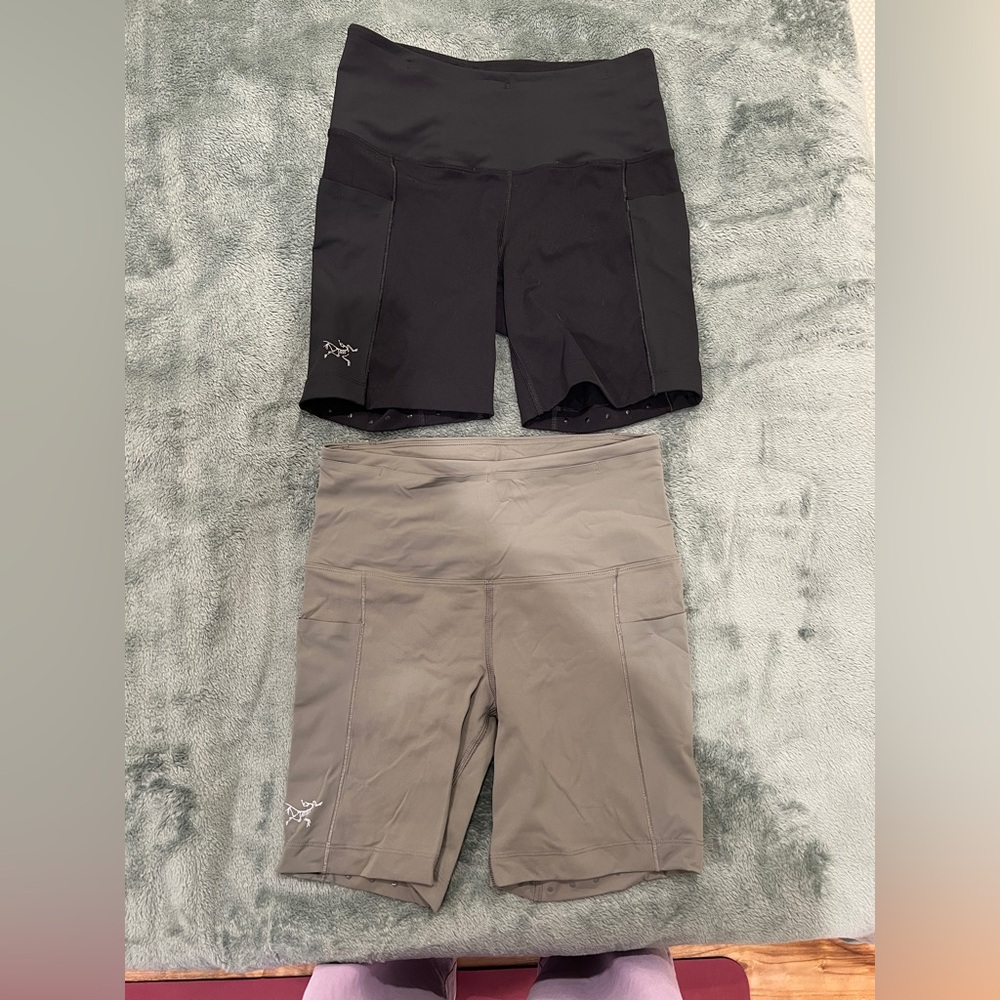 2 Arcteryx running shorts